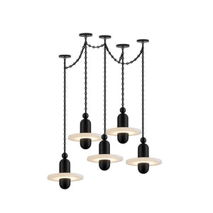 Orbital Drift Chain Chandelier