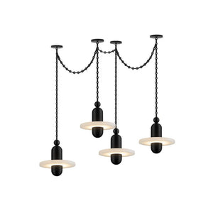 Orbital Drift Chain Chandelier