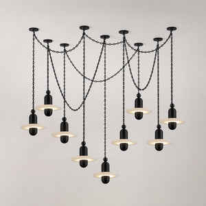 Orbital Drift Chain Chandelier