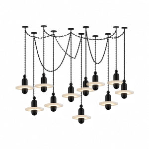 Orbital Drift Chain Chandelier
