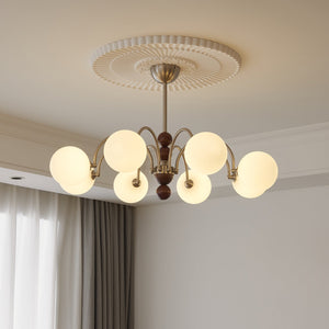 Orbital Curve Chandelier