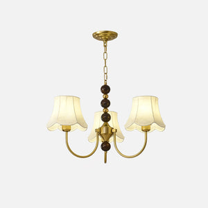 Orchid Fabric Chandelier