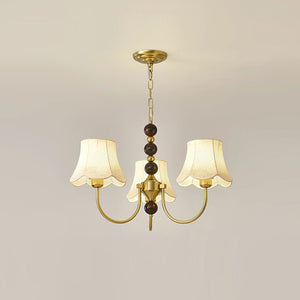 Orchid Fabric Chandelier