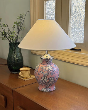 Orchid Mist Table Lamp