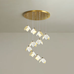 Orlani Cascade Stairs Chandelier