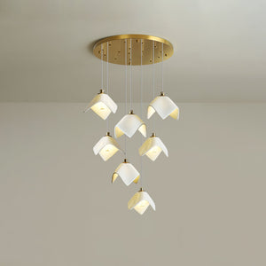 Orlani Cascade Stairs Chandelier
