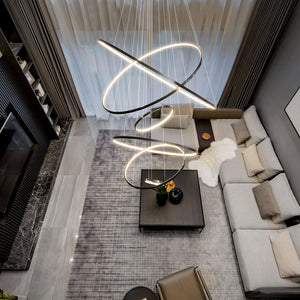 Orrery Rings Chandelier