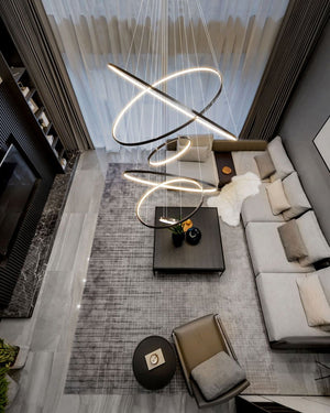 Orrery Rings Chandelier