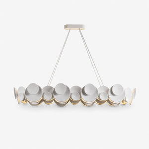 Orvella Plaster Disc Chandelier