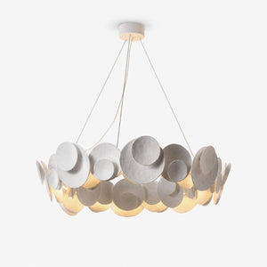 Orvella Plaster Disc Chandelier