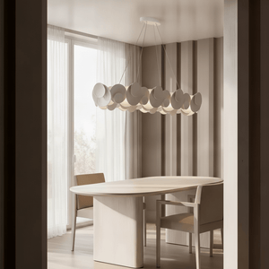 Orvella Plaster Disc Chandelier