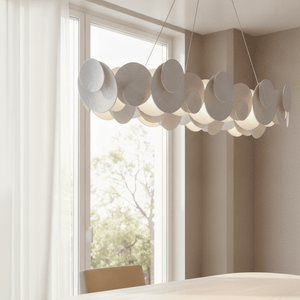 Orvella Plaster Disc Chandelier