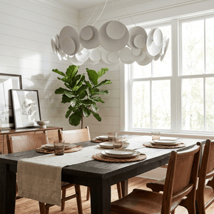 Orvella Plaster Disc Chandelier