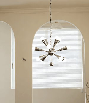 Orvian Chrome Chandelier