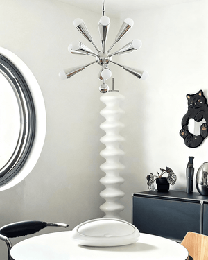 Orvian Chrome Chandelier