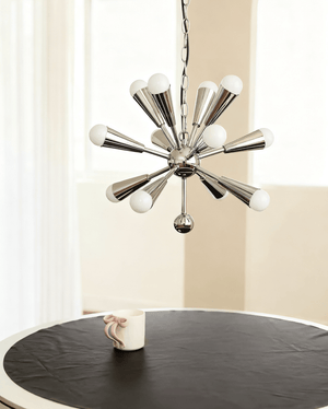 Orvian Chrome Chandelier