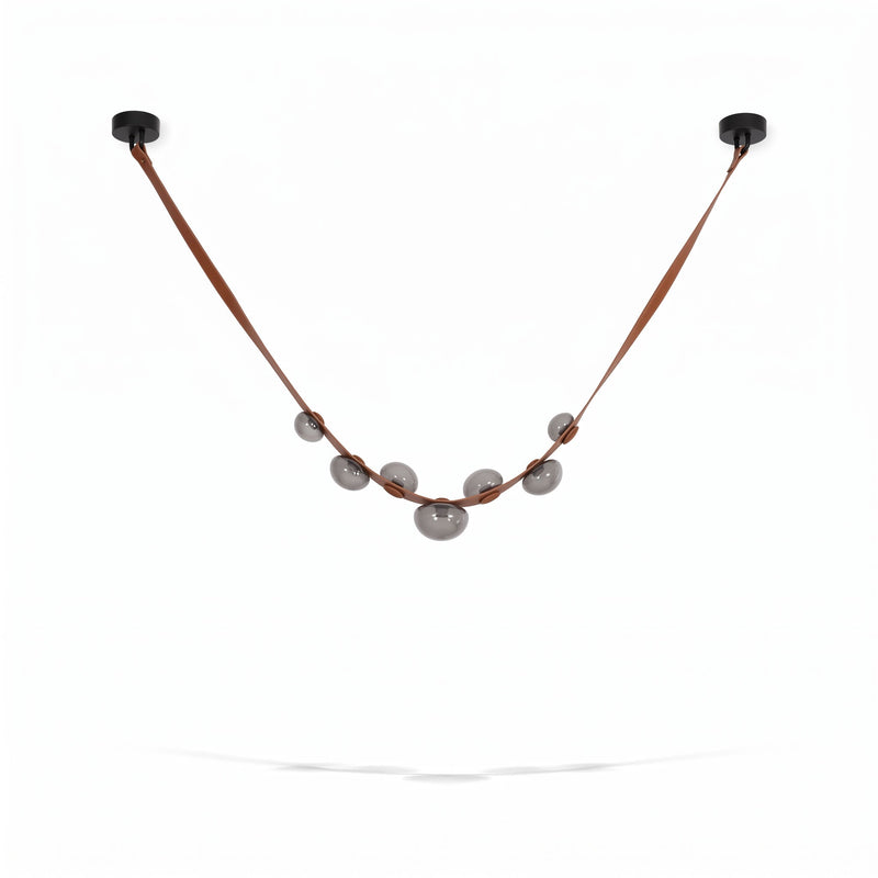 Orvyn Leather Arc Chandelier – detail 34
