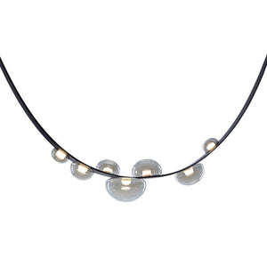 Orvyn Leather Arc Chandelier