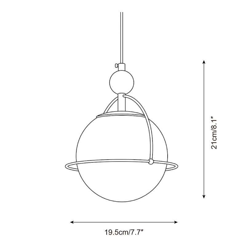 Ostravia Pendant Lamp — Dimension drawings 1