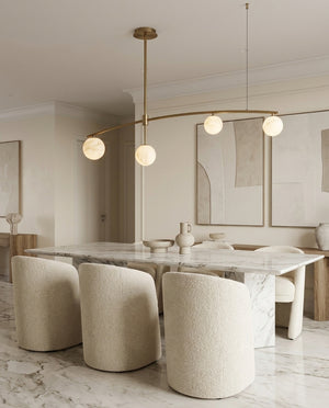 Ostrelian Alabaster Chandelier