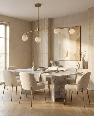 Ostrelian Alabaster Chandelier