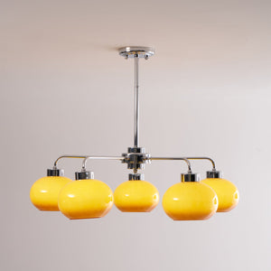 Oval Persimmon Chandelier