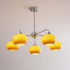 Oval Persimmon Chandelier