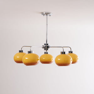 Oval Persimmon Chandelier