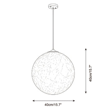 Ovelin Lampada a Sospensione — Disegni dimensionali 2