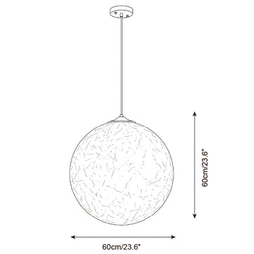 Ovelin Lampada a Sospensione — Disegni dimensionali 4