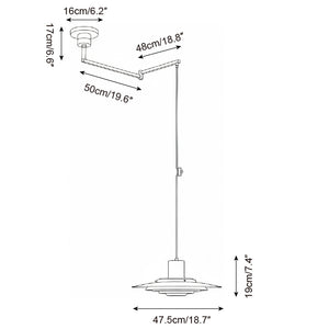 P376 Swing Arm Pendant Lamp
