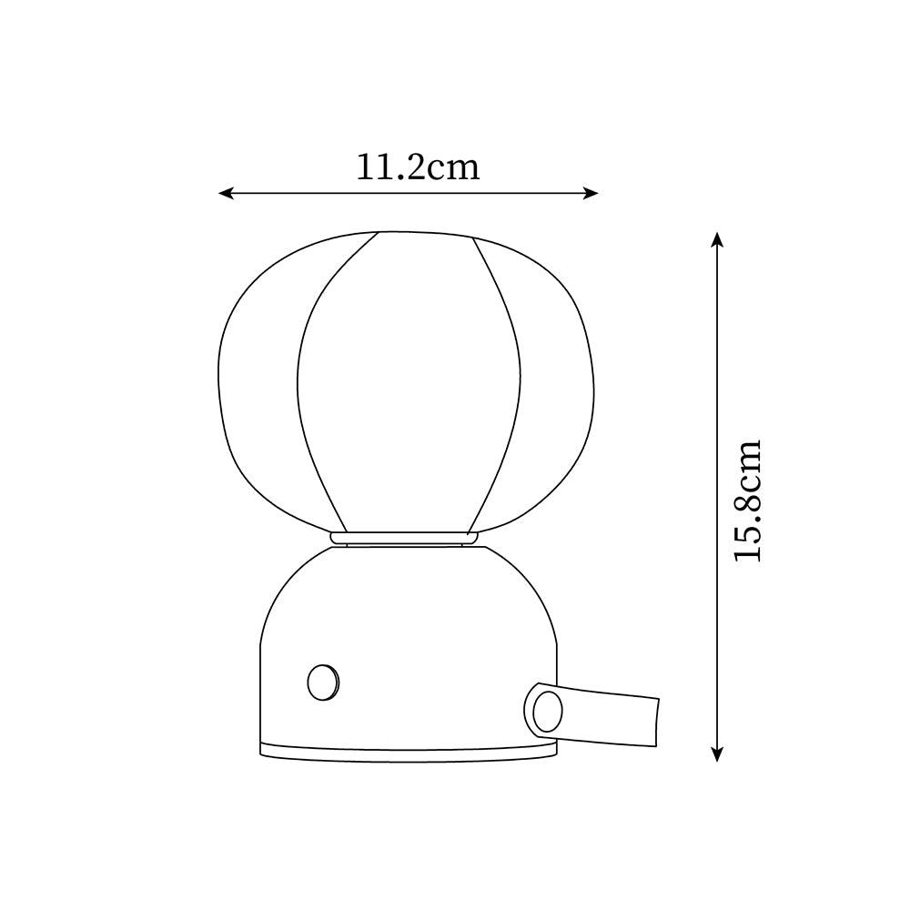 Pallina Portable Table Lamp 4.4″- 6.2″ - Docos
