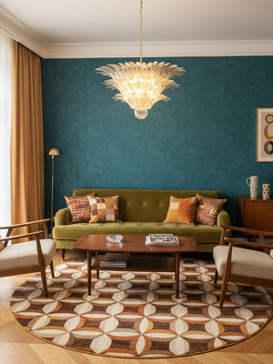Palm Grove Murano Chandelier
