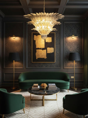 Palm Grove Murano Chandelier