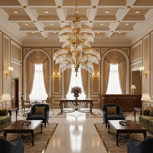 Palmera Brass Chandelier