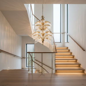 Palmera Brass Chandelier