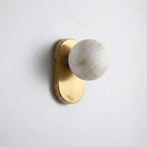 Paola Orb Alabaster Wall Sconce