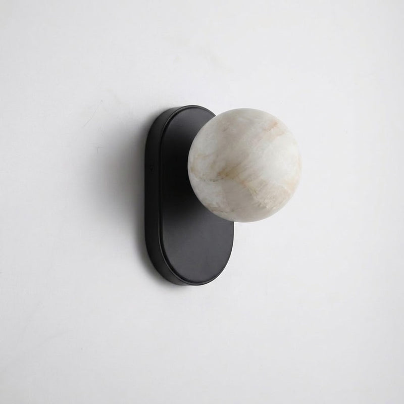 Paola Orb Alabaster Wall Sconce
