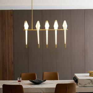 Paper Crane Bird LED Chandelier