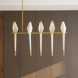 Paper Crane Bird LED Chandelier