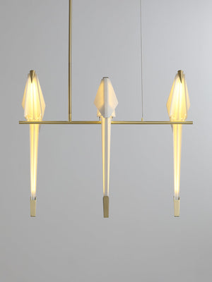Paper Crane Bird LED Chandelier