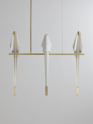 Paper Crane Bird LED Chandelier