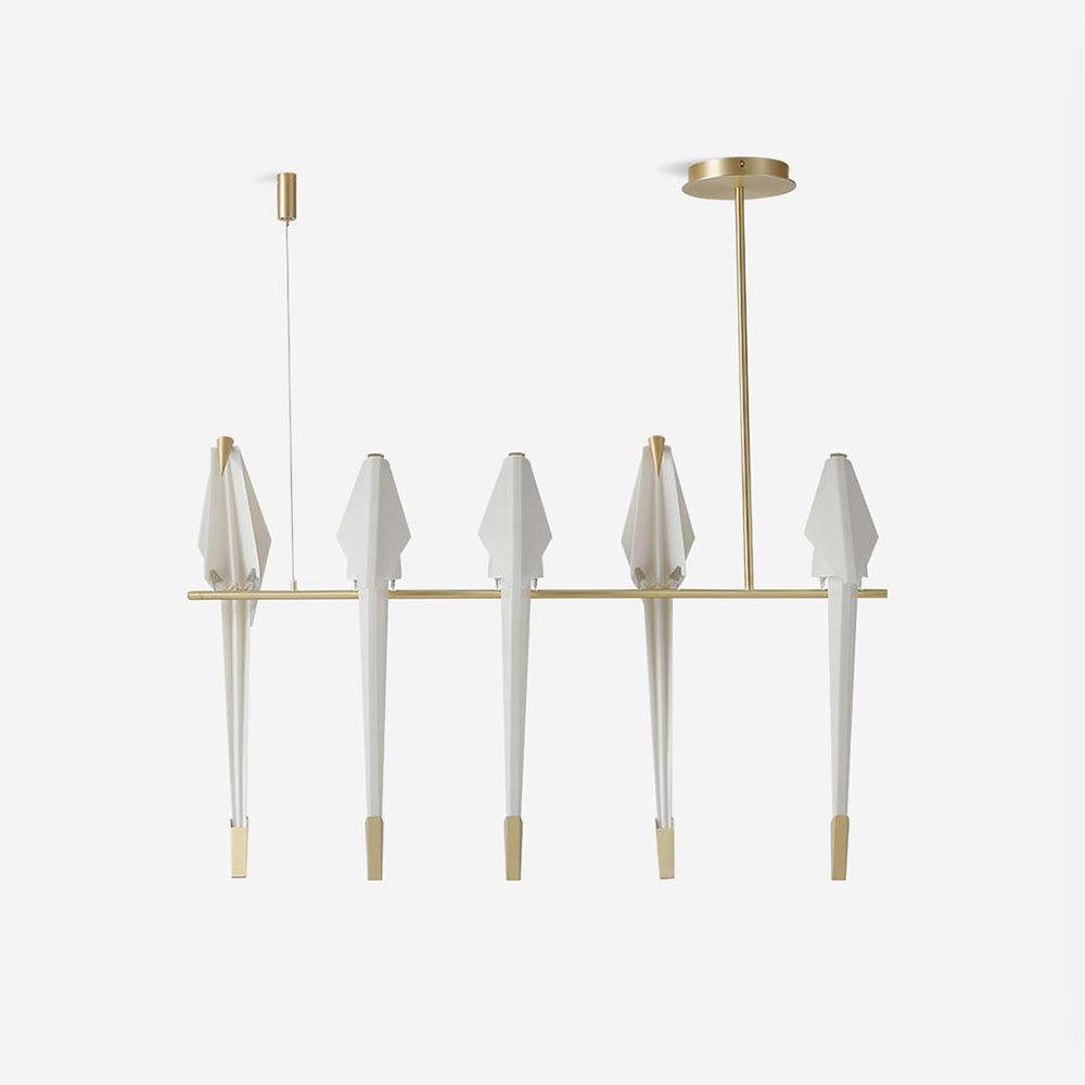 White Paper Crane Chandelier - Docos