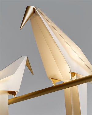 White Paper Crane Chandelier - Docos