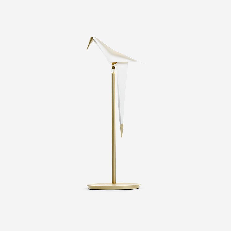 White Paper Crane Table Lamp 8.6″- 25.5″ - Docos
