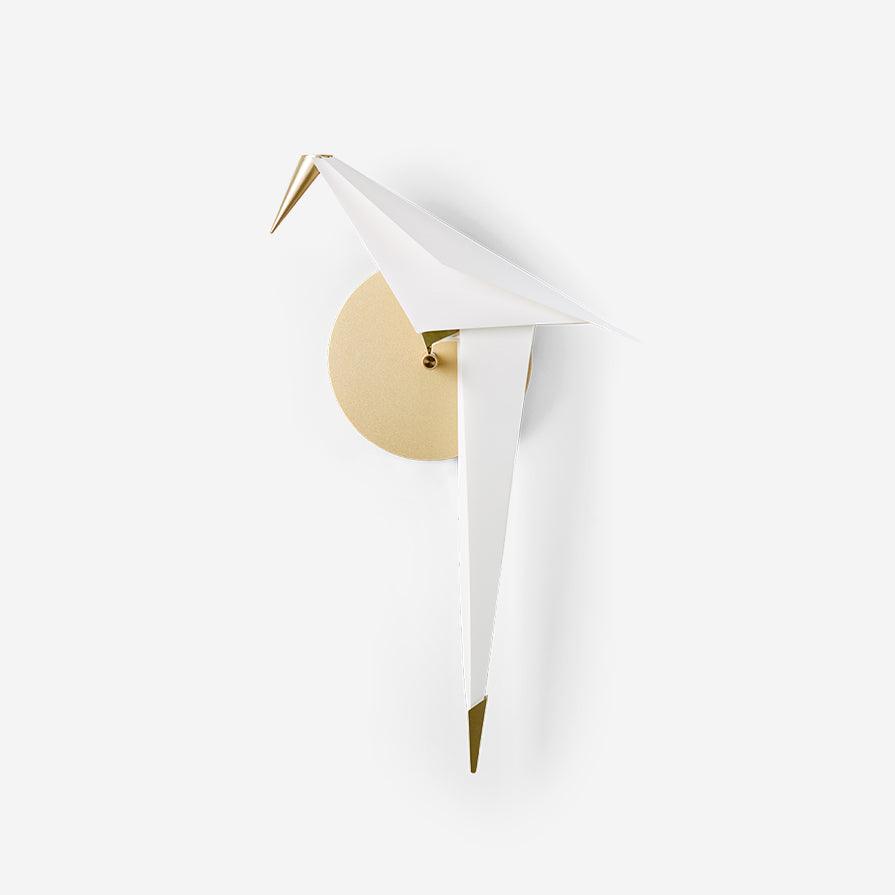 White Paper Crane Wall Lamp 13.7″- 21.6″ - Docos