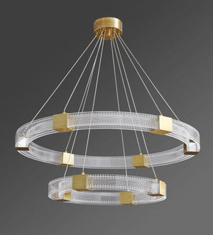 Parallel Ring LED Chandelier