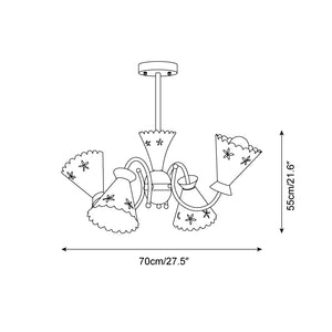 Pasteluxe Chandelier
