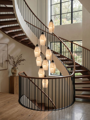Pavilion Alabaster Cluster Chandelier