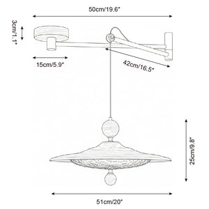 Pavilion Swing Arm Pendant Lamp